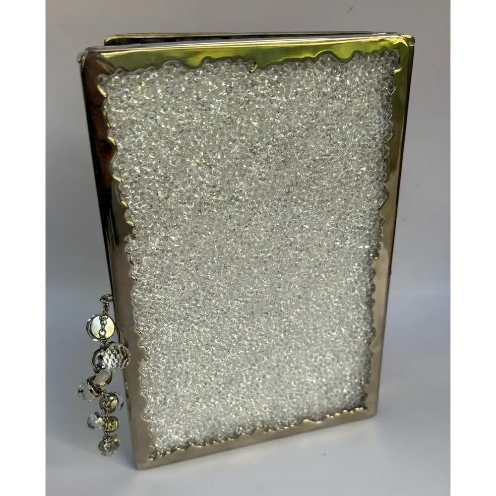 RARE ~SWAROVSKI CRYSTALLINE PICTURE FRAME  4 X 6 PREOWNED - NO BOX